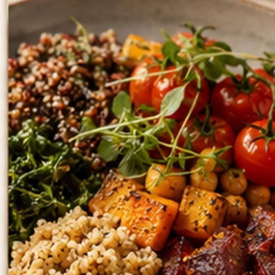 Foto representativa da família Pratos vegetarianos