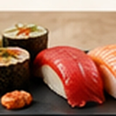 Foto representativa da família Sushi e sashimi